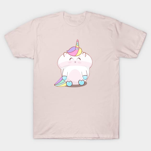 cute unicorn or my little pony with pastel colors T-Shirt by amindachoirun